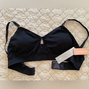 ThirdLove Lounge Bra, L, black, NWT